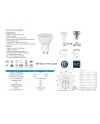 BOMBILLA LED * GU10 8W 100º 3000K